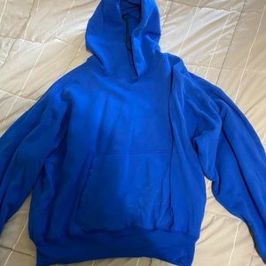 Blue gap yeezy hoodie
